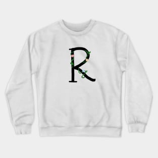 "R" initial Crewneck Sweatshirt